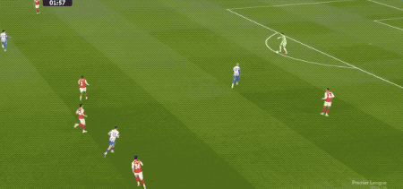 世界杯高清赛事-各项赛事10场不败！阿森纳1-0布莱顿甩开曼城7分 萨卡一剑封喉